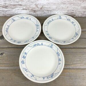 Set Of 3 Corelle First Of Spring Bread/Salad Plates 6.75" Beige/Sandstone & Blue